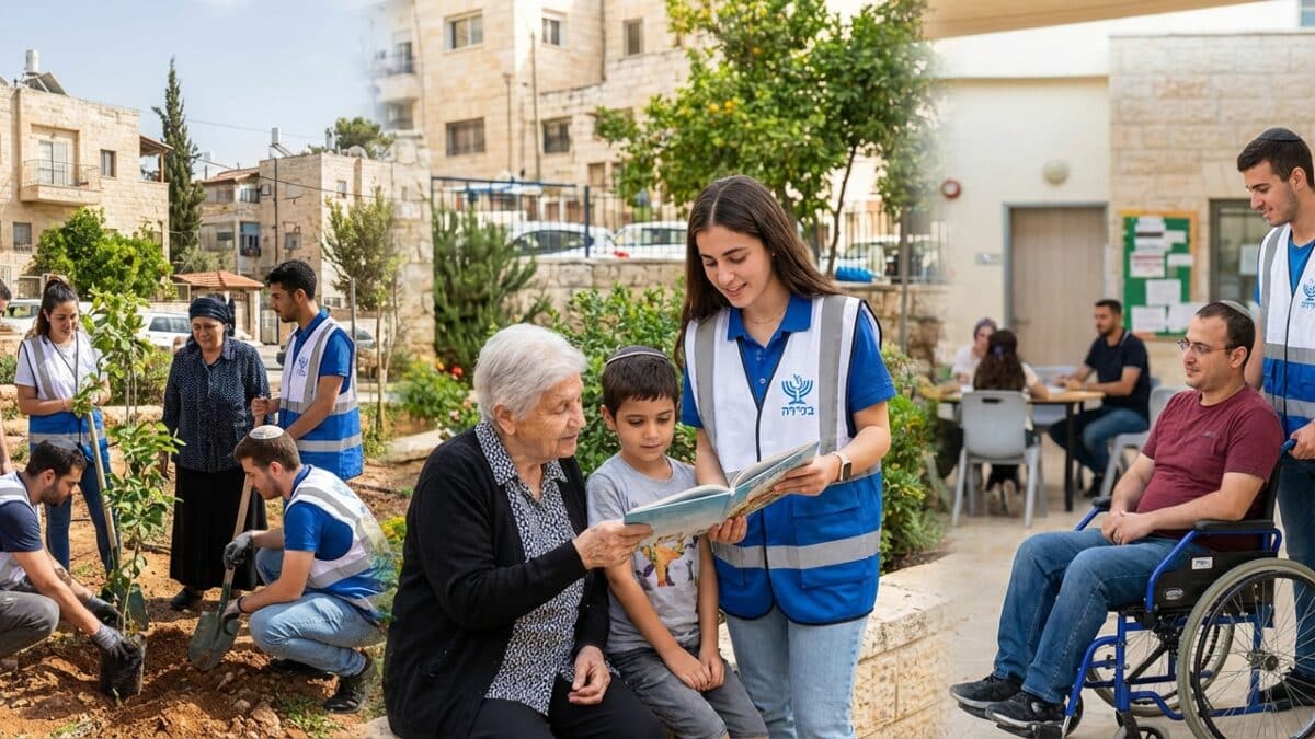 שירות לאומי בקהילה: אפשרויות ותרומה